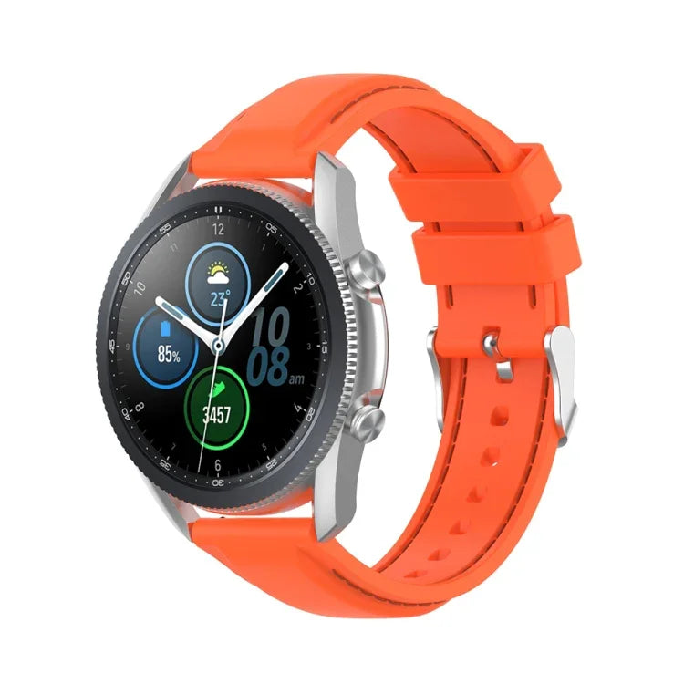 Pulseira de substituição em silicone 22mm, para Samsung Galaxy Watch 3 45mm / Gear S3