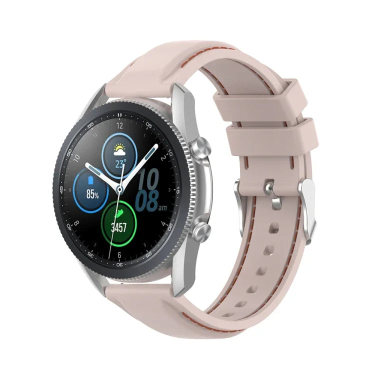 Pulseira de substituição em silicone 22mm, para Samsung Galaxy Watch 3 45mm / Gear S3