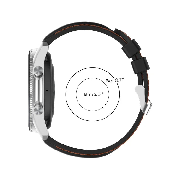 Pulseira de substituição em silicone 22mm, para Samsung Galaxy Watch 3 45mm / Gear S3