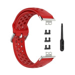 For Huawei Watch Fit 18mm Sport Style Silicone Solid Color Replacement Strap Watchband