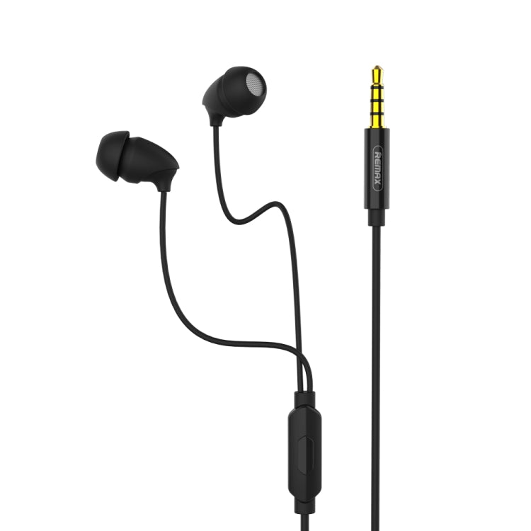 REMAX RM-588 Auscultadores Intra-auriculares Estéreo para Dormir com Controlo por Fio, Microfone e Suporte para Mãos Livres