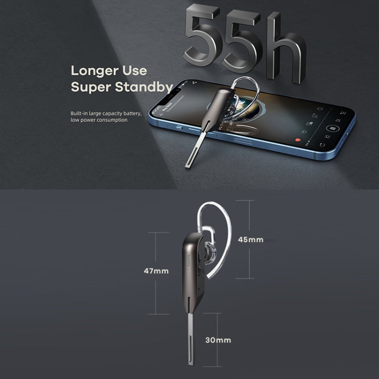Remax RB-T38 Auricular Bluetooth 5.0 Sem Fios em Metal com Redução de Ruído