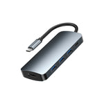 Estação de Acoplamento HUB Remax RU-U5 5 em 1 Multifuncional Tipo-C / USB-C, 5 em 1