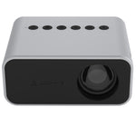 Projetor Digital LED HD T500 1920x1080P 80 Lumens Portátil para Cinema em Casa, Sem Comando & Adaptador, Com Comando & Adaptador