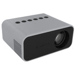 Projetor Digital LED HD T500 1920x1080P 80 Lumens Portátil para Cinema em Casa, Sem Comando & Adaptador, Com Comando & Adaptador