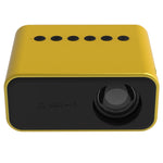 Projetor Digital LED HD T500 1920x1080P 80 Lumens Portátil para Cinema em Casa, Sem Comando & Adaptador, Com Comando & Adaptador