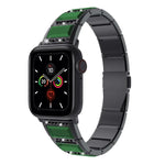 Pulseira de aço bicolor série XingYao, Para Apple Watch Series 8&7 41mm / SE 2&6&SE&5&4 40mm / 3&2&1 38mm, Para Apple Watch Series 7 41mm / & 6 & SE & 5 & 4 40mm, Para Apple Watch Ultra 49mm / Series 8&7 45mm / SE 2&6&SE&5&4 44mm / 3&2&1 42mm