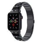 Pulseira de aço bicolor série XingYao, Para Apple Watch Series 8&7 41mm / SE 2&6&SE&5&4 40mm / 3&2&1 38mm, Para Apple Watch Series 7 41mm / & 6 & SE & 5 & 4 40mm, Para Apple Watch Ultra 49mm / Series 8&7 45mm / SE 2&6&SE&5&4 44mm / 3&2&1 42mm