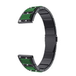 Pulseiras de substituição em aço inoxidável cravejadas de diamantes, para Samsung Galaxy Watch 42mm, para Samsung Galaxy Watch 46mm, para Samsung Galaxy Watch 3 45mm, para Samsung Galaxy Watch Active2 44mm / Watch Active2 40mm / Watch Active