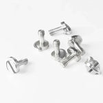 EXIN LS095 2 Peças Parafusos de Anilha D para Montagem de Placa de Câmara 1/4 polegadas com Liberação Rápida, LS095