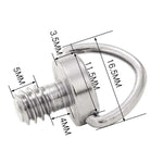 BEXIN LS076 2 Peças Parafusos para Placa de Libertação Rápida 1/4 polegadas -20 Adaptador de Montagem, LS076
