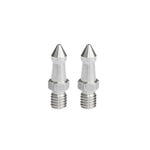 BEXIN LS036 2 Peças Parafusos de Pés em Aço Inoxidável 3/8 polegadas para Tripé SLR, LS036