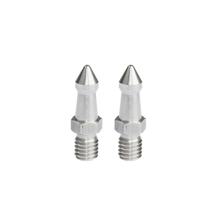 BEXIN LS036 2 Peças Parafusos de Pés em Aço Inoxidável 3/8 polegadas para Tripé SLR, LS036