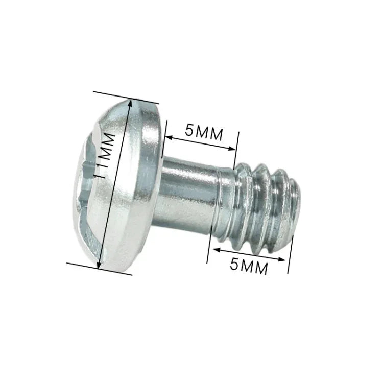 BEXIN LS085 2 Peças Parafusos Adaptadores para Placa de Liberação Rápida 1/4 polegadas - 20 polegadas, LS085