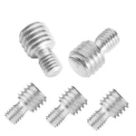 BEXIN LS037 2 Peças Adaptadores de Parafusos de Conversão M6 para 3/8 polegadas para Câmara, LS037