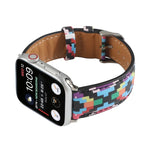 Correia de Relógio em Pele Estilo Étnico com Estampa Mármore Para Apple Watch Series 6 & SE &, 5 & 4 44mm / 3 & 2 & 1 42mm, 5 & 4 40mm / 3 & 2 & 1 38mm