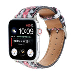 Correia de Relógio em Pele Estilo Étnico com Estampa Mármore Para Apple Watch Series 6 & SE &, 5 & 4 44mm / 3 & 2 & 1 42mm, 5 & 4 40mm / 3 & 2 & 1 38mm