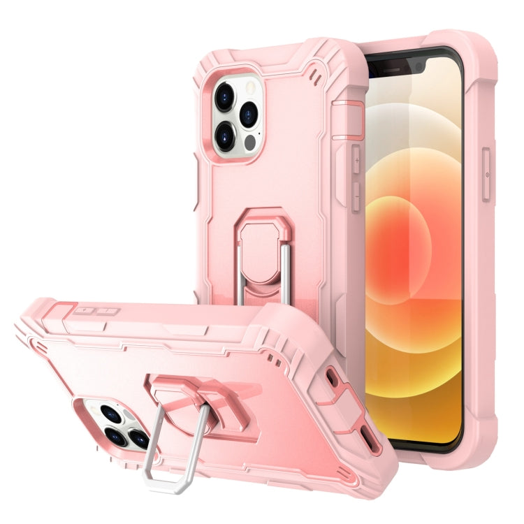 PC + Rubber 3-layers Shockproof Protective Case with Rotating Holder, For iPhone 12 Mini, For iPhone 12 / 12 Pro, For iPhone 12 Pro, For iPhone 12 Pro Max