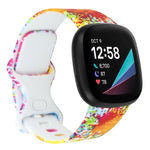 For Fitbit Versa 3 Printing Replacement Strap Watchband, L