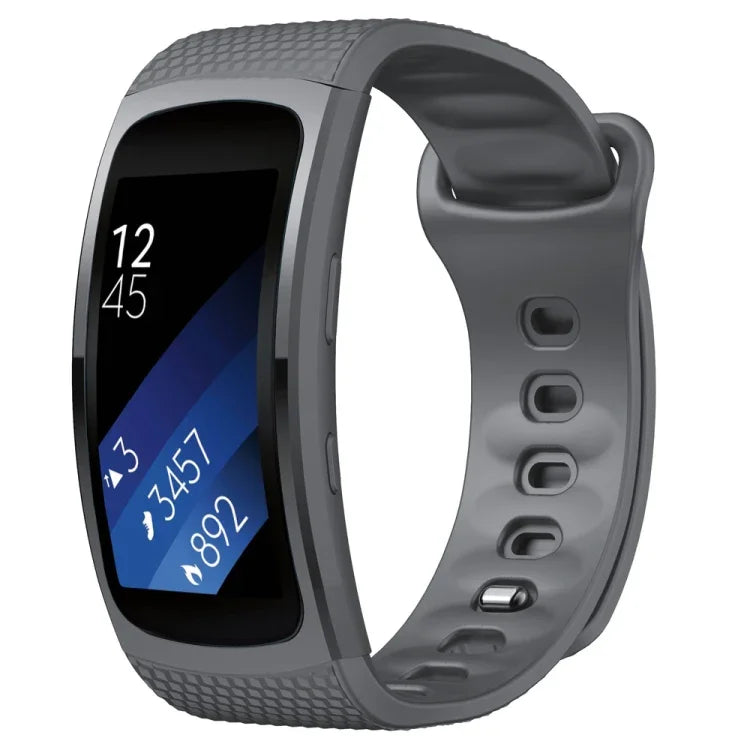 Pulseira de substituição em silicone para Samsung Gear Fit2 Pro, S, L