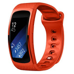 Pulseira de substituição em silicone para Samsung Gear Fit2 Pro, S, L