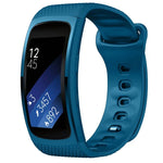 Pulseira de substituição em silicone para Samsung Gear Fit2 Pro, S, L