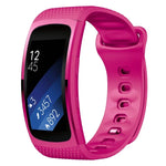 Pulseira de substituição em silicone para Samsung Gear Fit2 Pro, S, L