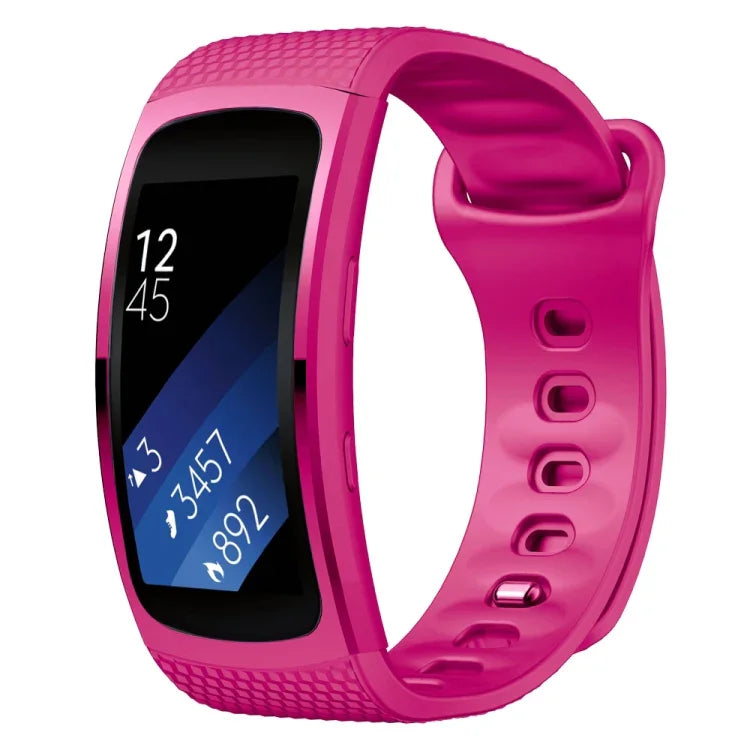 Pulseira de substituição em silicone para Samsung Gear Fit2 Pro, S, L