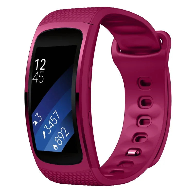 Pulseira de substituição em silicone para Samsung Gear Fit2 Pro, S, L