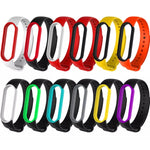 For Xiaomi Mi Band 6 (CA8856) Two-color Silicone Replacement Strap Watchband
