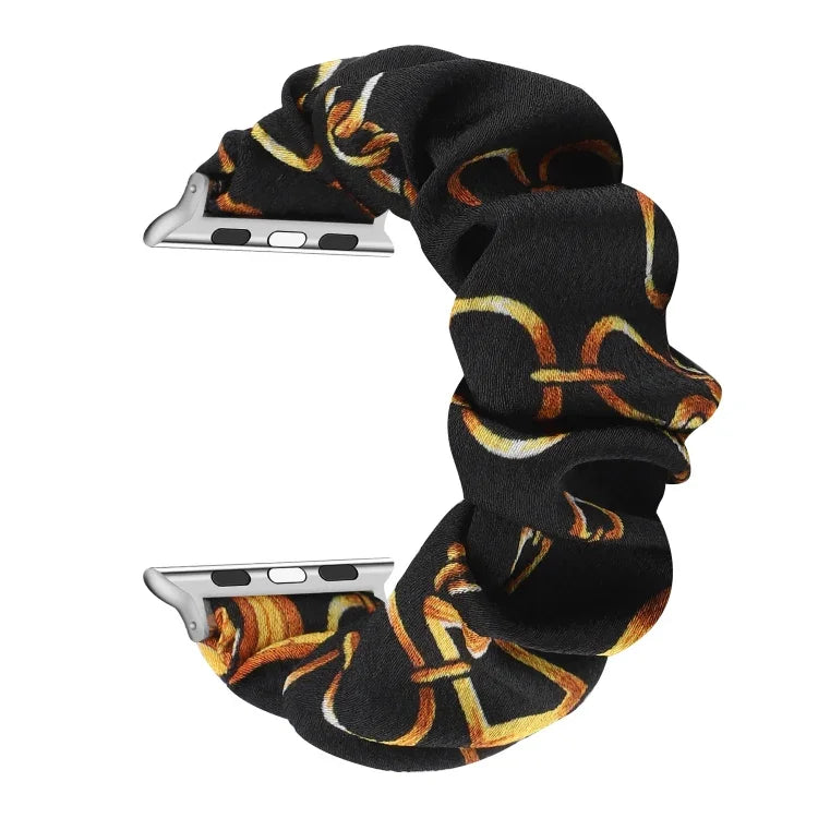 Correia de Substituição em Tecido para Cabelo, Para Apple Watch Series 8&7 45mm / SE 2&6&SE&5&4 44mm / 3&2&1 42mm, Apple Watch Series 8&7 41mm / SE 2&6&SE&5&4 40mm / 3&2&1 38mm