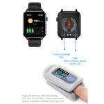Relógio Inteligente E86 com Ecrã TFT Colorido de 1,7 polegadas, à Prova de Água IP68, Suporta Monitorização de Oxigénio no Sangue / Monitorização da Temperatura Corporal / Diagnóstico Médico por IA, Estilo: Correia de Aço, Correia de Aço (Preto)