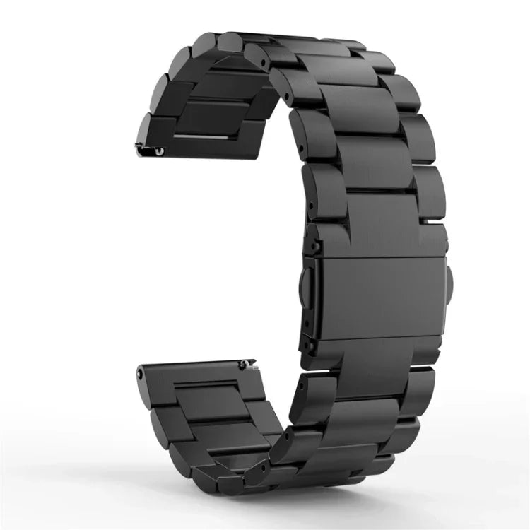Correia de Substituição em Aço Inoxidável com Fivela Três Planas de 20mm para Samsung Galaxy Watch Active 2 / Amazfit GTS 2