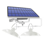 Luz Solar 2 em 1 para Paisagem, Iluminação de Pátio e Corredor, Candeeiro Retro com 32 LEDs, Luz Branca, Luz Quente