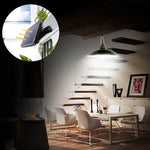 Luz Solar 2 em 1 para Paisagem, Iluminação de Pátio e Corredor, Candeeiro Retro com 32 LEDs, Luz Branca, Luz Quente