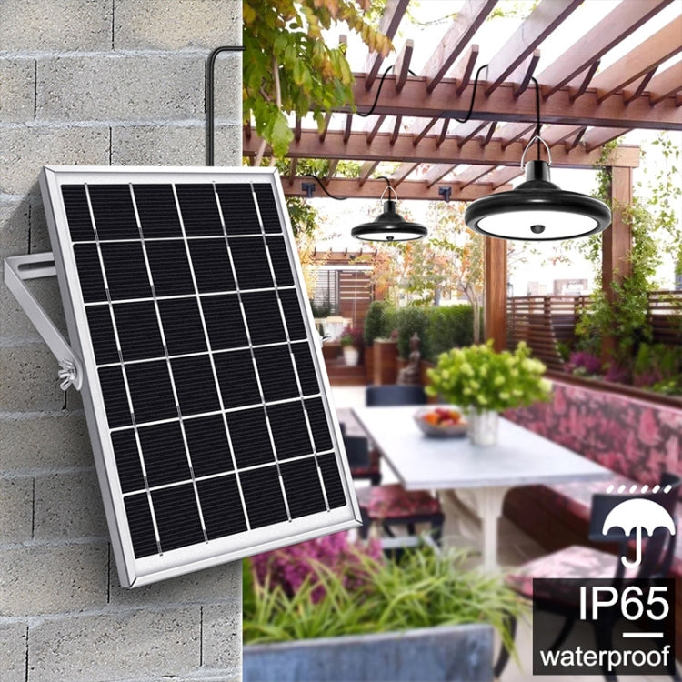 Luz Solar Inteligente 2 em 1 112 LEDs para Jardim e Garagem Interior e Exterior, Luz LED 2 em 1 Branca, Luz 2 em 1 Quente