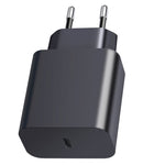 XY PD 25W Carregador de Viagem USB-C / Type-C de Porta Única para Dispositivos Samsung Carregamento Rápido, Ficha EU
