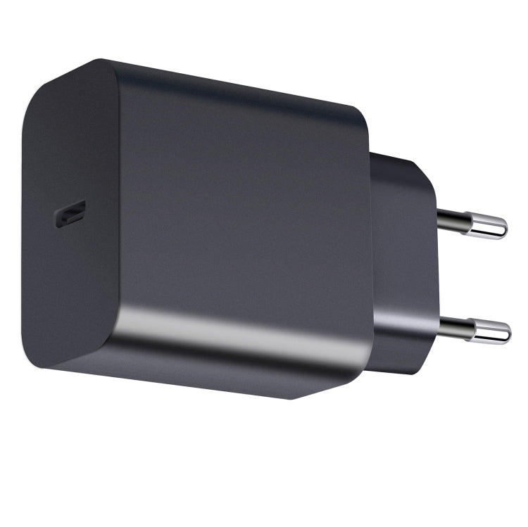 XY PD 25W Carregador de Viagem USB-C / Type-C de Porta Única para Dispositivos Samsung Carregamento Rápido, Ficha EU