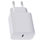 XY PD 25W Carregador de Viagem USB-C / Type-C de Porta Única para Dispositivos Samsung Carregamento Rápido, Ficha EU
