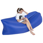 Sofá Inflável Portátil para Praia e Exterior, Cama de Ar, Tamanho: 200 x 70cm, 200 x 70cm Roxo, 200 x 70cm Laranja, 200 x 70cm Azul Céu, 200 x 70cm Preto, 200 x 70cm Verde, 200 x 70cm Rosa, 200 x 70cm Vermelho Rosado, 200 x 70cm Azul Safira