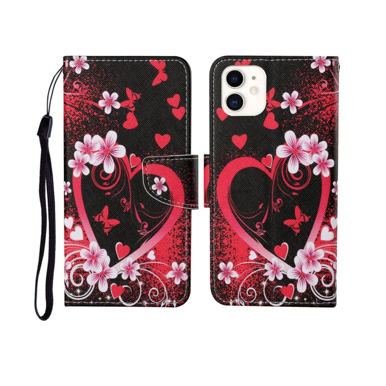 Painted Pattern Horizontal Flip Leathe Case, For iPhone 11, For iPhone 11 Pro, For iPhone 11 Pro Max