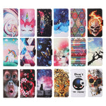 Painted Pattern Horizontal Flip Leathe Case, For iPhone XS Max