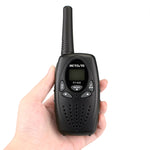 1 Par de Walkie Talkie Infantil RETEVIS RT628 0,5W Frequência US 462.550-467.7125MHz 22 Canais, RT628 (Preto), RT628 (Branco), RT628 (Vermelho)
