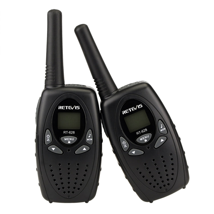 1 Par de Walkie Talkie Infantil RETEVIS RT628 0,5W Frequência EU 446MHz 8 Canais, RT628 (Preto), RT628 (Branco), RT628 (Vermelho)
