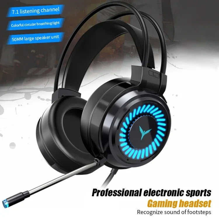2 PCS G58 Auscultadores com Fios para Jogos com Microfone para Cabeça, Comprimento do Cabo: cerca de 2m, Versão Plug Único Preto, Versão USB 7.1 Preto, Versão 3,5mm Colorida Rosa, Versão 3,5mm Colorida Branca, Versão 3,5mm Colorida Preta