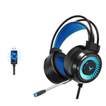 2 PCS G58 Auscultadores com Fios para Jogos com Microfone para Cabeça, Comprimento do Cabo: cerca de 2m, Versão Plug Único Preto, Versão USB 7.1 Preto, Versão 3,5mm Colorida Rosa, Versão 3,5mm Colorida Branca, Versão 3,5mm Colorida Preta