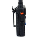 Walkie Talkie Portátil RETEVIS RT-5R 400-520MHz + 136-174MHz 128 Canais USB de Dois Segmentos, USB, Ficha EU, Ficha UK