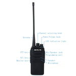 Walkie Talkie Portátil RETEVIS RT1 10W UHF 400-520MHz 16 Canais, RT1 400-520MHz Ficha US, RT1 400-520MHz Ficha EU