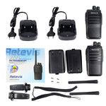 1 Par RETEVIS RT21 2.5W Frequência US 400-480MHz 16CH Walkie Talkie Portátil, Ficha US, RT21 Ficha US