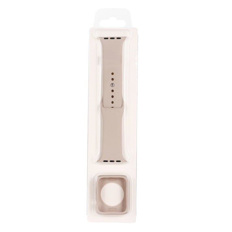 Conjunto de Correia Substituta em Silicone + Capa Protetora para Relógio, Para Apple Watch Series 9 / 8 / 7 41mm, Para Apple Watch Series 9 / 8 / 7 45mm